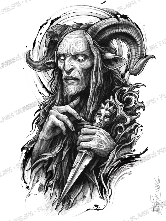 Desenho Labirinto do Fauno