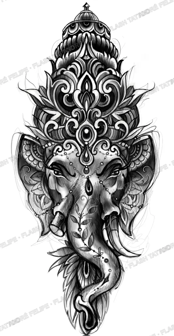 Desenho Ganesha